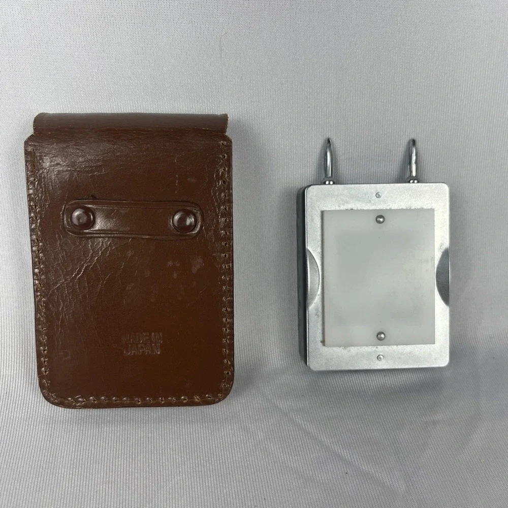 Vtg 50s Walz Coronet B Booster‎ For Exposure Light Meter In Leather Case Japan
